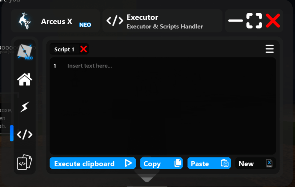 Arceus X Interface 4