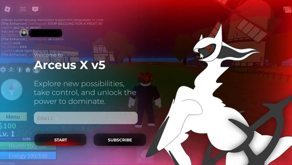 Arceus X V5 Intro Picture