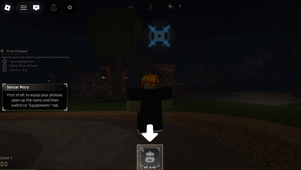 Click the Arceus X Icon To open interface